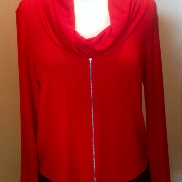 Joseph Ribkoff Red Top SZ8 BNWT - Picture 1 of 8